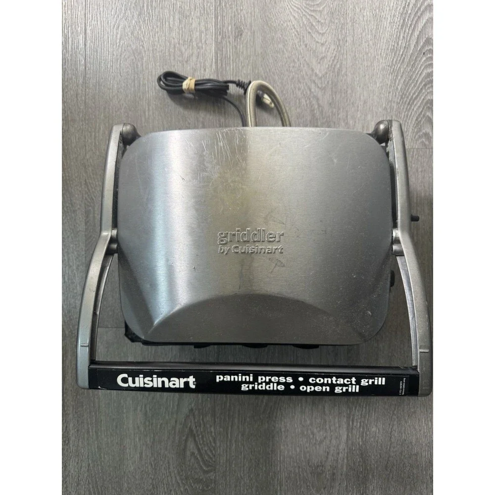 Cuisinart Griddler 4-in-1 Panini Press Contact Grill Griddle Stainless Steel
